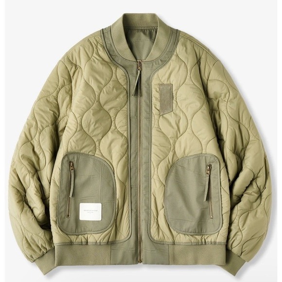 KaraKu Other - Winter Men Baseball Collar Quilted Bomber Padded XL Flight Jacket